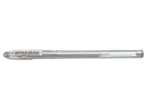 Pilot Bolígrafo de Gel G1 Recargable 0.7mm Punta Bola Cuerpo Transparente Color Plata