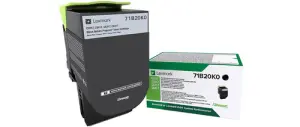 Lexmark CS317/CS417/CS517/CX317/CX417/CX517 Negro Cartucho de Toner Original - 71B20K0/71B0010