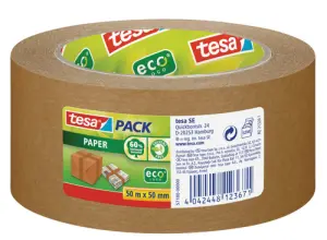Tesa Cinta De Embalaje Tesapack 50m x 50mm Papel Ecológico