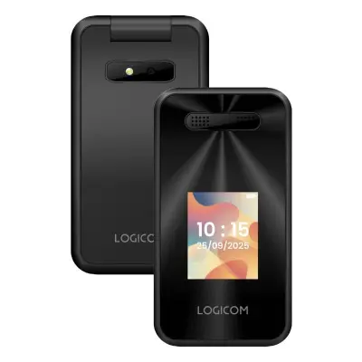 Logicom Fleep S90 Móvil Básico 4G 2.40" Dual SIM Negro