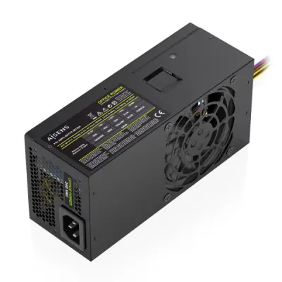 Aisens Fuente de Alimentación 500W TFX con Ventilador de 80mm - Color Negro