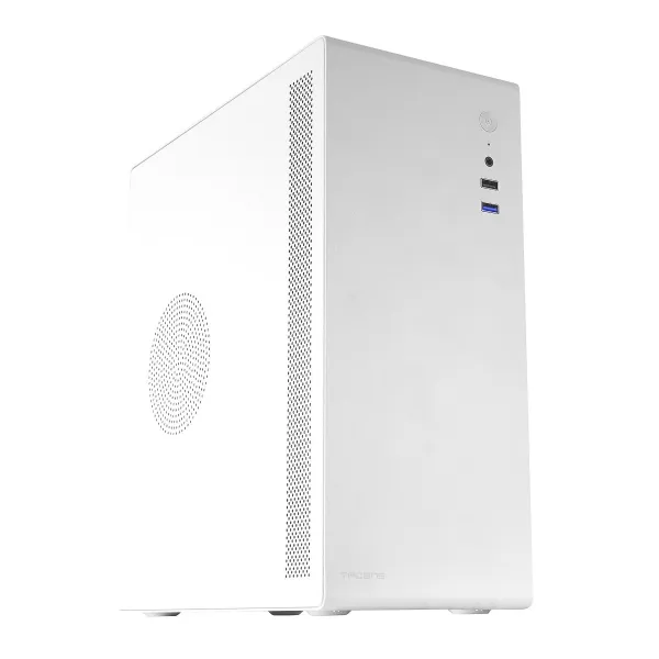TACENS Caja MicroATX 2NovaxW Blanca 1xUSB 3.0, 1xUSB 2.0, HDAudio, VGA, Max. 250mm