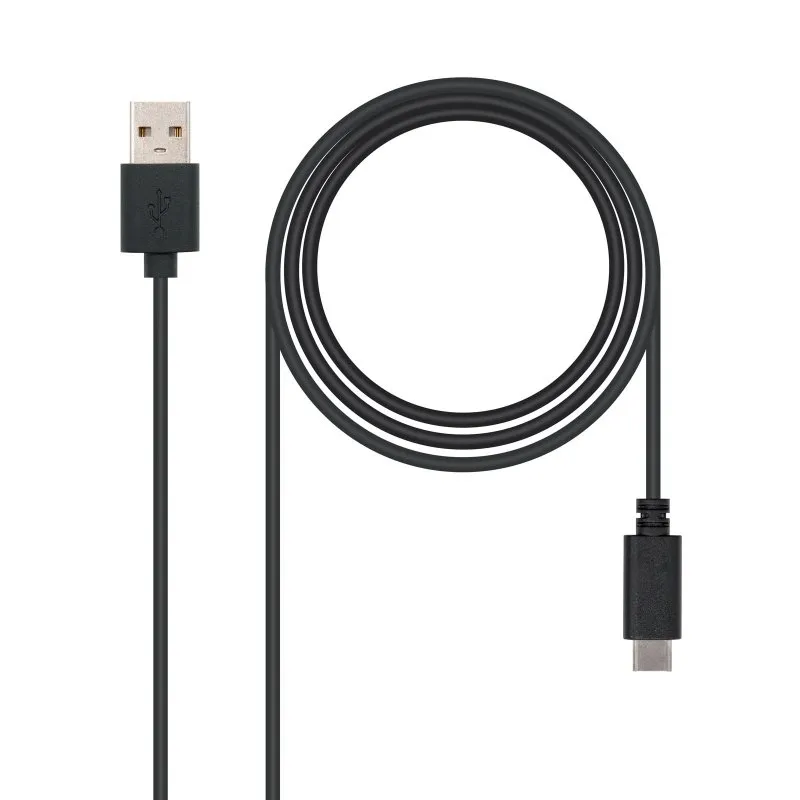 Nanocable Cable Usb 2.0 3A Tipo Usb-C/M-A/M 1 M