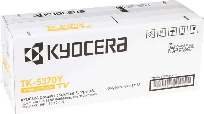 Kyocera Tk5370 Amarillo Cartucho De Toner Original - 1T02Yjanl0/Tk5370Y