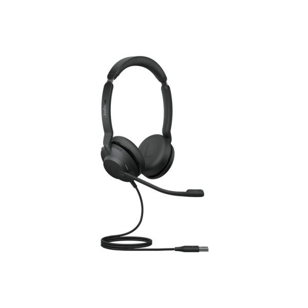 Jabra Evolve2 30 Ms  Auriculares Con Microfono Usb - Cancelacion De Ruido - Diadema Ajustable - Controles En Auricular - Cable De 1.5M - Color Negro