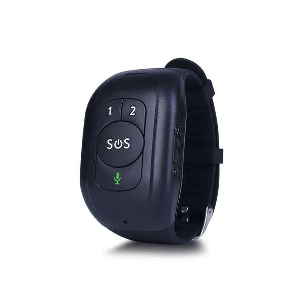 Leotec Senior Smart Band 4G - Geolocaliza En Tiempo Real - Localizacion Por Medio De Redes Wifi Y Lbs - Monitor De Ritmo Cardiaco, Podometro, Tensiometro Etc... - Color Negro