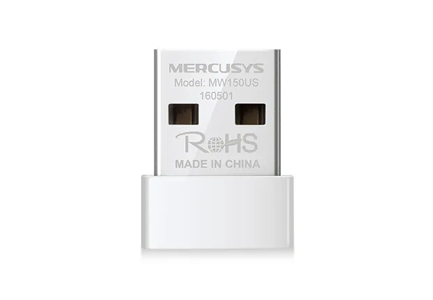Mercusys Adaptador USB Nano Inalambrico N150 - USB 2.0 - Hasta 150Mbps