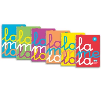 Lamela Cuaderno Espiral 80H Folio 90g Cuadrovía 4mm