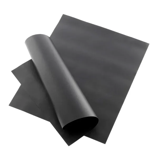 Innovagoods Pack de 2 Esterillas para Horno y Barbacoa - Reutilizable - Apto Lavavajillas - Temperatura hasta 265°C - Facil Limpieza - Fibra de Vidrio - Libre de PFOA - 40x33cm - Color Negro