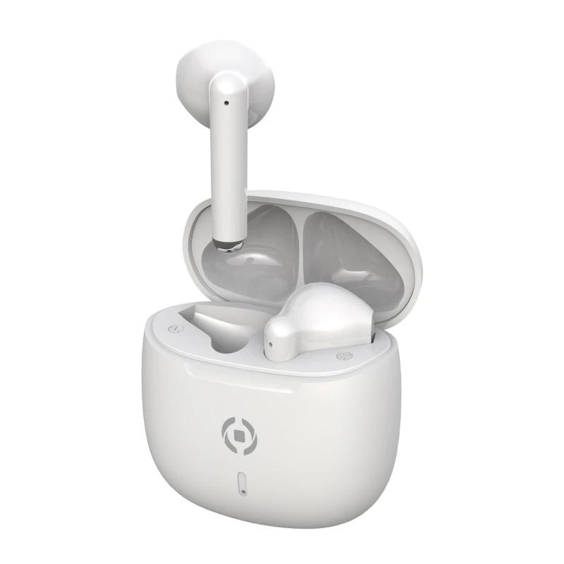 Celly Auricular True Earbuds Buz Blanco