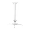 Aisens Soporte Universal Giratorio Inclinable Extensible de Techo para Proyector Blanco hasta 13.5Kg