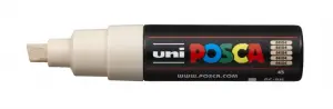 Posca PC-8K Marcador de Pintura Beige - Punta Biselada 8mm - Tinta Base Agua