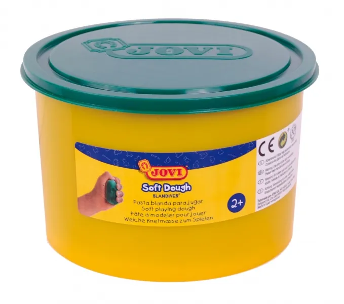 Jovi Soft Dough Blandiver 460gr - Pasta de Modelaje Blanda y Flexible - Color Verde