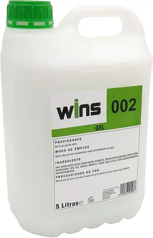 Vinfer Gel De Manos Wins 002 Dermo PH6 Blanco - Garrafa 5L