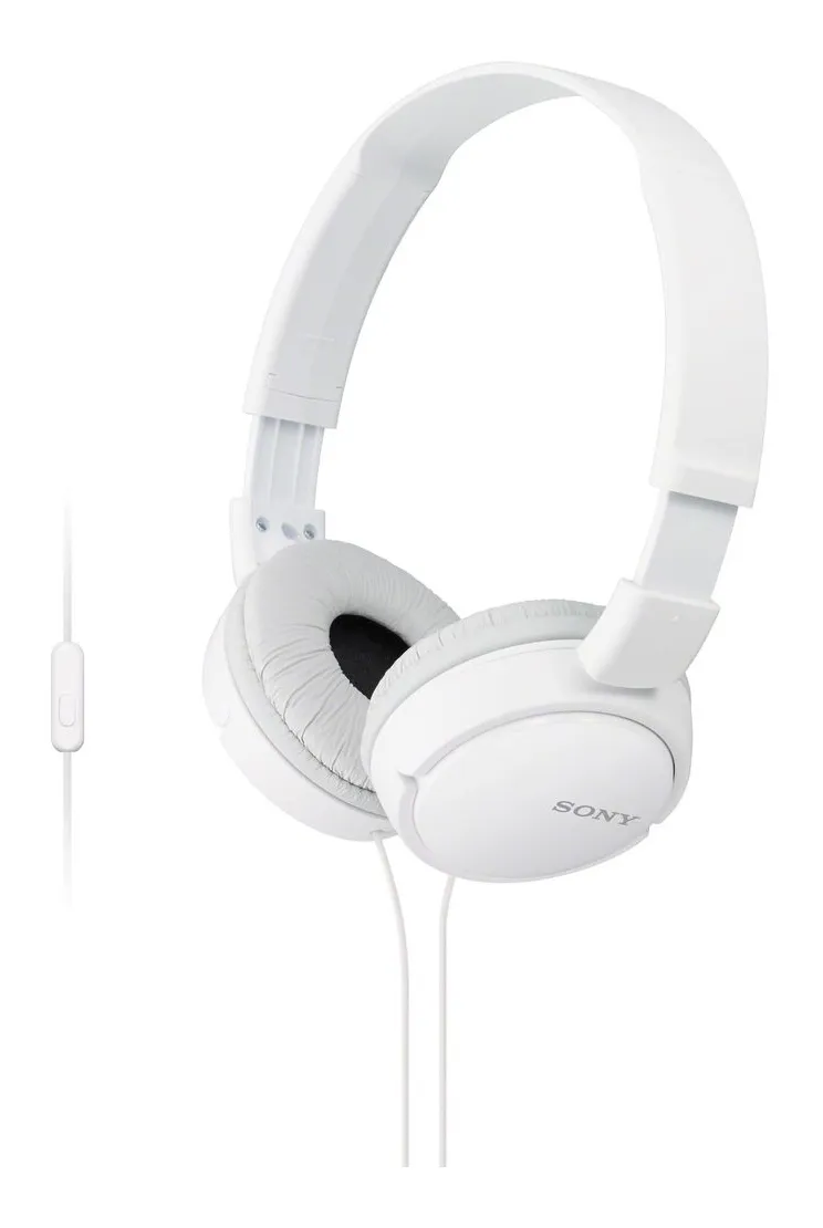 Headset Sony Mdr-Zx110Ap Plegable Blanco Jack 3.5Mm