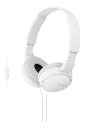 HEADSET SONY MDR-ZX110AP PLEGABLE BLANCO JACK 3.5mm