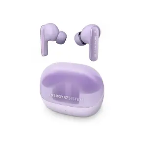 Energy Sistem Auriculares ANC Bluetooth 5.4, 25h Autonomía, IPX4, Materiales Reciclados, Morado