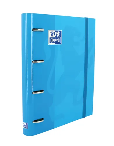 Oxford Carpeta Anillas 4x35mm Classic European Binder con Recambio 100H A4+ Turquesa