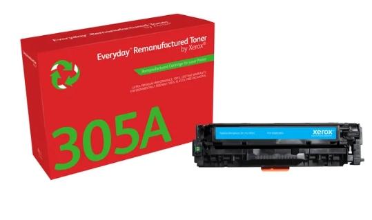 Xerox Everyday Toner Cyan Para Hp Laserjet Pro 300/400 Color - M 351A - Mfp M375 Nw/M451Dn/Dw/Nw - 305A - Ce411A