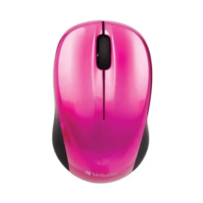 Verbatim Ratón Inalámbrico Go Nano 1600 PPP Compacto Ambidiestro Fucsia