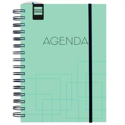 FINOCAM AGENDA INSTITUT PARA ESTUDIANTES ESPIRAL 4º-155X215MM SVV TURQUESA CURSO 2026-2027