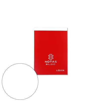 LOAN Talonario Bloc de Notas Doceavo Blanco - Papelería de Calidad