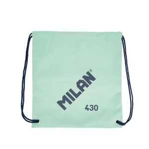 Milan Bolsa/Mochila Grande de Tiras - Tejido Ripstop Ligero - 34x42x0.7cm - Verde