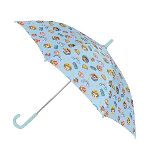 Safta Paraguas Manual Paw Patrol 86cm 8 Paneles Azul Claro PVC y Acero