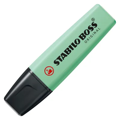 Stabilo Marcador Fluorescente Boss Original Menta Pastel