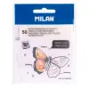 Milan Bloc Notas Adhesivas 50H 76x76mm Plástico Translúcido