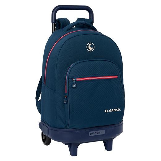 Safta Mochila Grande C/Ruedas Compact Extraible El Ganso "Classic"