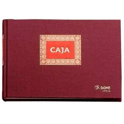 Dohe Libro Caja De Contabilidad 100H Numeradas Cuarto Apaisado