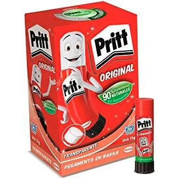 Pritt Pegamento En Barra 11Gr Transparente Caja Expositora -15 Ud-