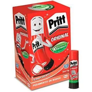 Pritt Pegamento En Barra 11g Transparente - Caja Expositora 15 Unidades