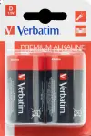 Verbatim Pilas Alcalinas D LR20 - Pack de 2 Unidades