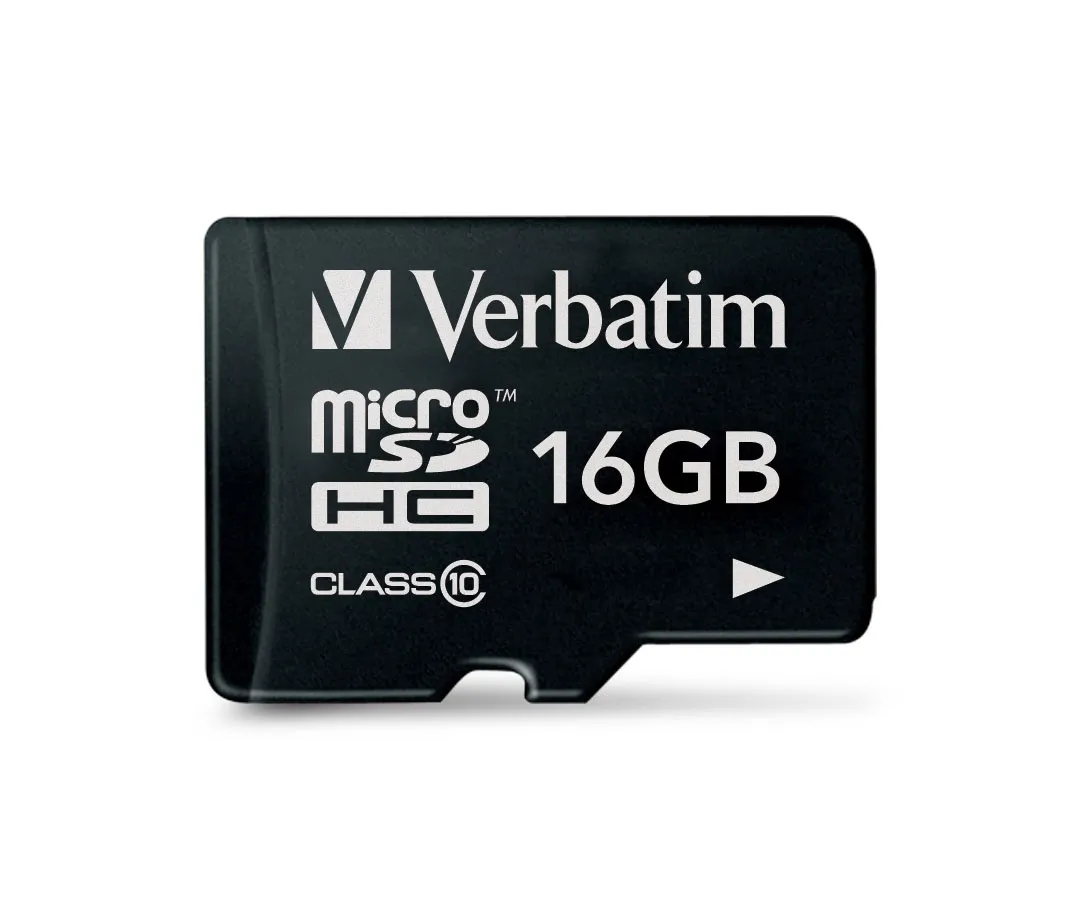VERBATIM TARJETA MICRO SDHC 16GB CLASE 10
