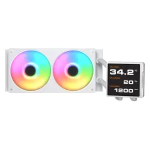 Cougar Poseidon Vistek Pro ARGB 240 Liquid Cooler White