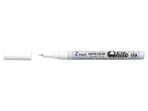 Pilot Marcador Permanente Desechable Blanco Extrafino