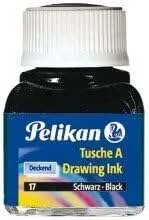 Pelikan Tinta China 523 10Ml - Alta Calidad - Resistente Al Agua - Ideal Para Dibujo Y Caligrafia - Color Siena Tostada