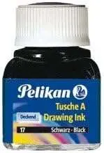 Pelikan Tinta China 523 10ml - Resistente al Agua - Color Siena Tostada