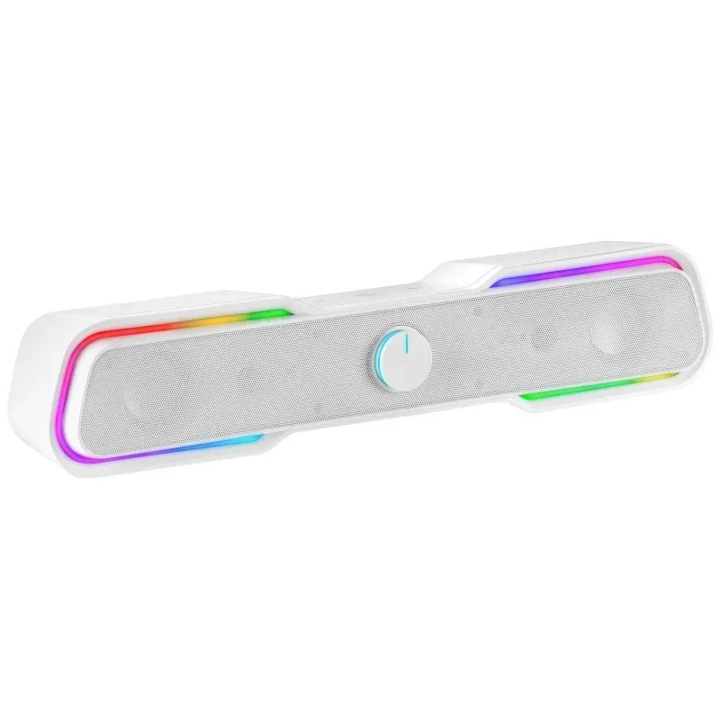 Mars Gaming Barra De Sonido Bluetooth MSBX White 10W RMS Iluminación RGB