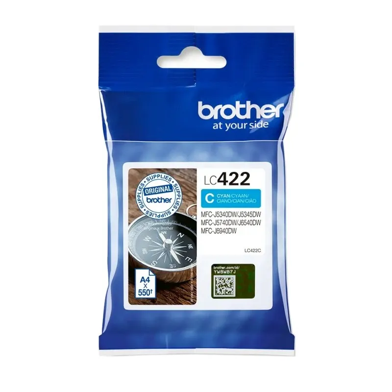 Brother Tinta Cian para Impresoras MFC-J5340DW/J6540DW/J5740DW/J6940DW