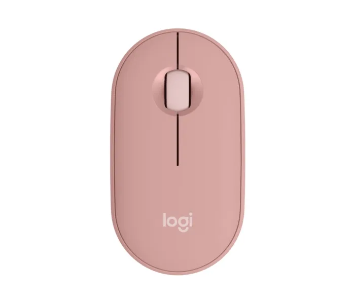 Logitech Pebble M350s Ratón Inalámbrico USB 1000dpi Multidispositivo Ambidiestro Color Rosado