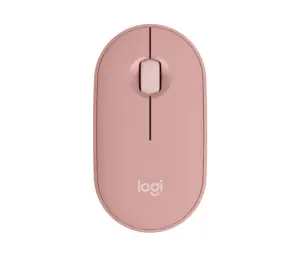 Logitech Pebble M350s Ratón Inalámbrico USB 1000dpi Multidispositivo Ambidiestro Color Rosado