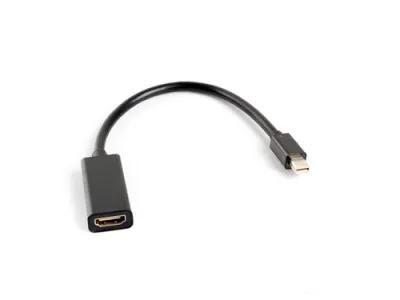 Lanberg Adaptador Mini DisplayPort a HDMI Tipo A 0,2 m Negro