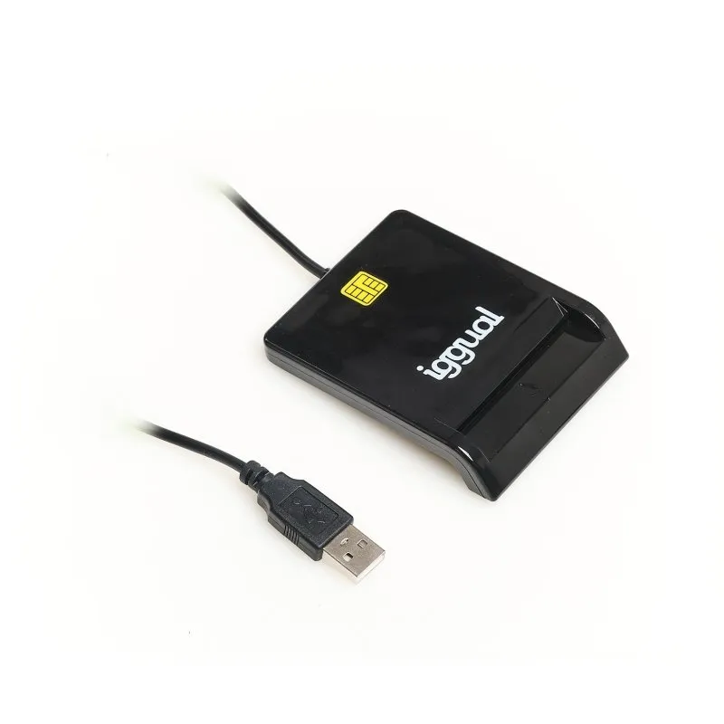 Iggual Lector Dni Sip Tarjetas Id Usb 2.0 Negro