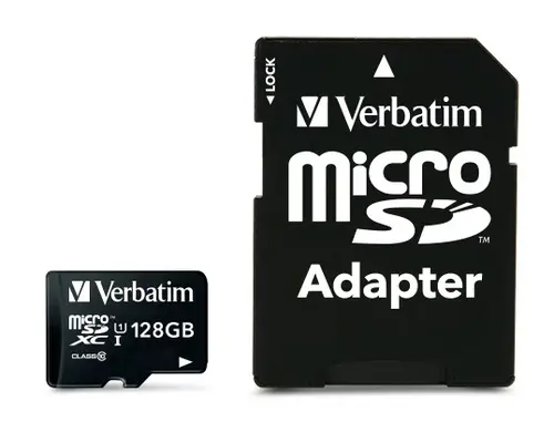 Verbatim Micro Sdhc 128Gb Clase 10 C/Adaptador