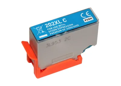 Epson 202XL Cyan Cartucho de Tinta Genérico Compatible C13T02H24010/C13T02F24010
