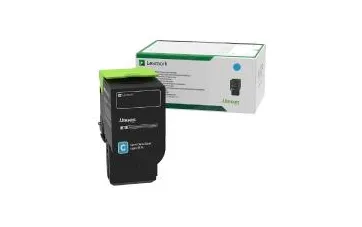 Lexmark CS421/CS521/CS622/CX421/CX522/CX622/CX625 Cyan Cartucho de Toner Original - 78C2XC0/78C2XCE