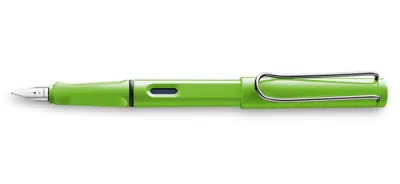 Lamy Pluma Estilográfica Safari 013M Tinta Azul Punta M Color Verde